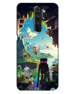 Чехол для OPPO A5 (2020) с картинкой «Эндермен в лесу»