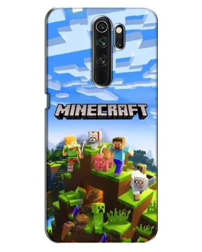 Чехол для OPPO A5 (2020) с картинкой «Minecraft классический мир»