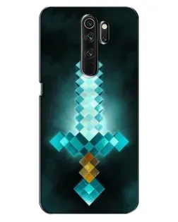 Чехол для OPPO A5 (2020) с картинкой «Алмазный меч неон»