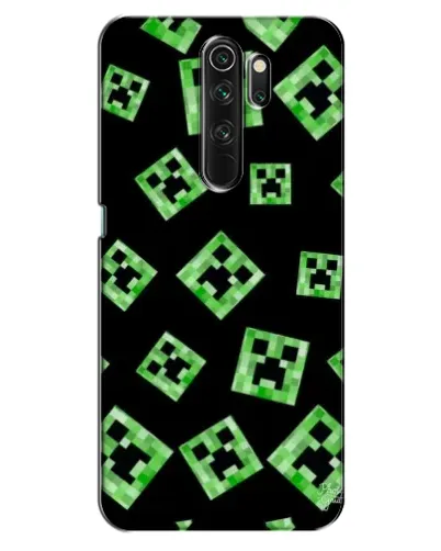 Чехол для OPPO A5 (2020) с картинкой «Паттерн с криперами»