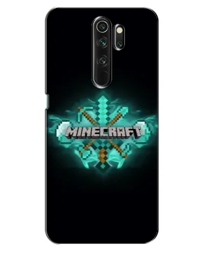 Чехол для OPPO A5 (2020) с картинкой «Minecraft Diamond лого»