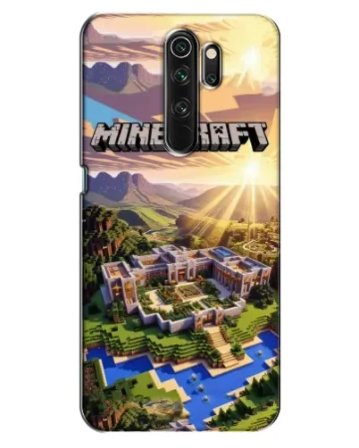 Чехол для OPPO A5 (2020) с картинкой «Minecraft панорама»
