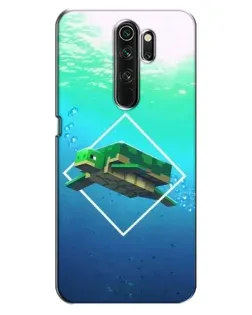 Чехол для OPPO A5 (2020) с картинкой «Черепаха Minecraft»