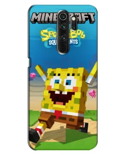 Чехол для OPPO A5 (2020) с картинкой «Губка Боб Minecraft» Чехол для OPPO A5 (2020) с картинкой «Губка Боб Minecraft»