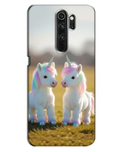 Чехол для OPPO A5 (2020) с картинкой «Пара единорогов»