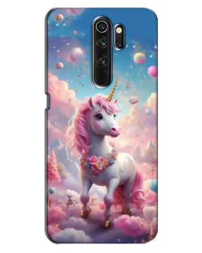 Чехол для OPPO A5 (2020) с картинкой «Единорог среди облаков»