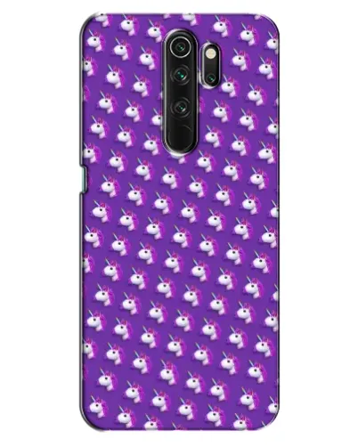 Чехол для OPPO A5 (2020) с картинкой «Единороги на фиолетовом»