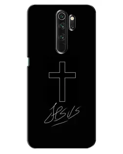 Чехол для OPPO A5 (2020) с картинкой «Графический крест Jesus»