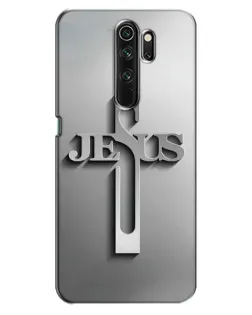 Чехол для OPPO A5 (2020) с картинкой «Металлический крест Jesus»