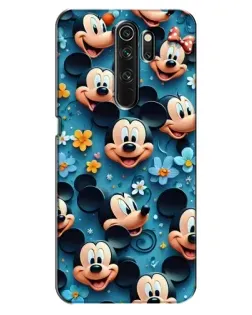 Чехол для OPPO A5 (2020) с картинкой «Паттерн Микки и Минни»