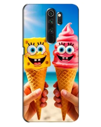 Чехол для OPPO A5 (2020) с картинкой «Спанч Боб мороженое» Чехол для OPPO A5 (2020) с картинкой «Спанч Боб мороженое»