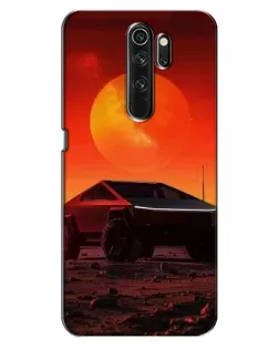 Чехол для OPPO A5 (2020) с картинкой «Cybertruck на Марсе»