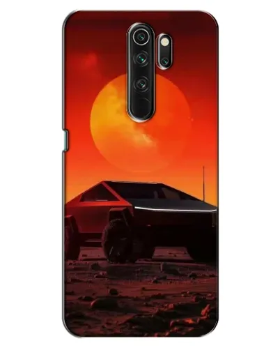 Чехол для OPPO A5 (2020) с картинкой «Cybertruck на Марсе»