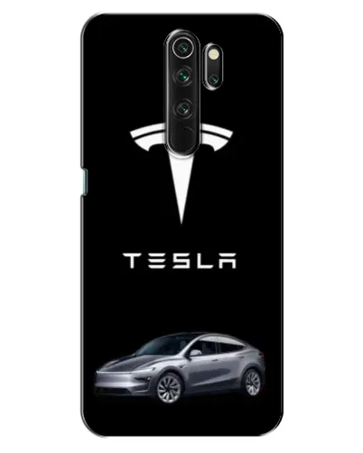 Чехол для OPPO A5 (2020) с картинкой «Tesla Model Y»