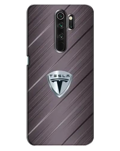Чехол для OPPO A5 (2020) с картинкой «Металлическая текстура Tesla»