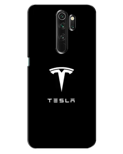 Чехол для OPPO A5 (2020) с картинкой «Tesla White Logo»