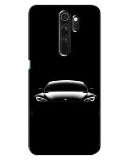 Чехол для OPPO A5 (2020) с картинкой «Фары Tesla Night»