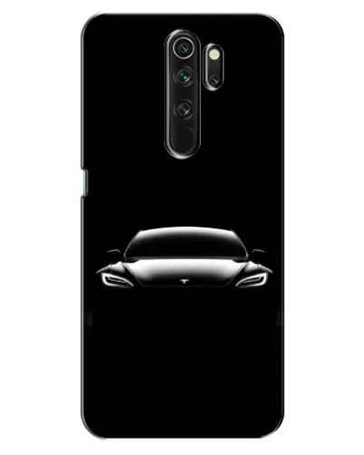 Чехол для OPPO A5 (2020) с картинкой «Фары Tesla Night»