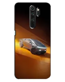 Чехол для OPPO A5 (2020) с картинкой «Cybertruck в пустыне»
