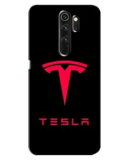 Чехол для OPPO A5 (2020) с картинкой «Tesla Red Logo»