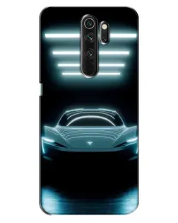 Чехол для OPPO A5 (2020) с картинкой «Tesla в неоне»