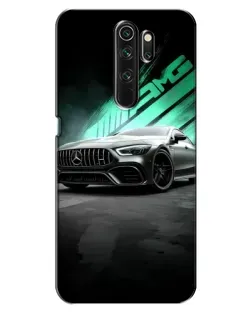 Чехол для OPPO A5 (2020) с картинкой «Темный Mercedes AMG»