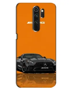 Чехол для OPPO A5 (2020) с картинкой «Оранжевый Mercedes AMG»