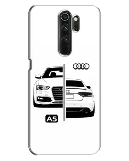 Чехол для OPPO A5 (2020) с картинкой «Audi — контрастный дизайн»