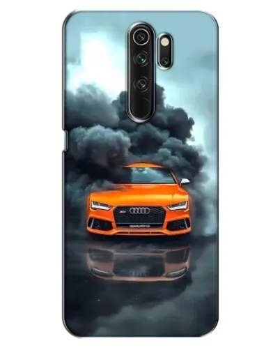 Чехол для OPPO A5 (2020) с картинкой «Audi в облаках дыма»