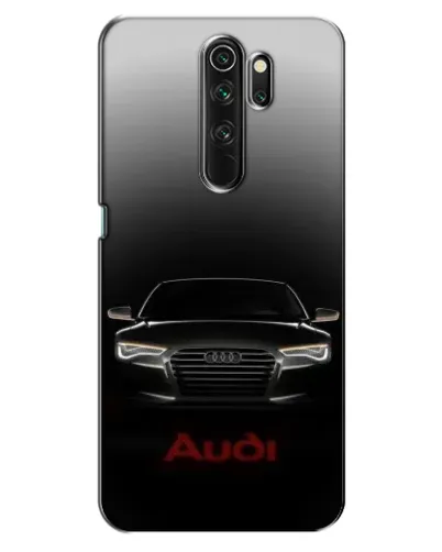 Чехол для OPPO A5 (2020) с картинкой «Audi — градиентный контур»