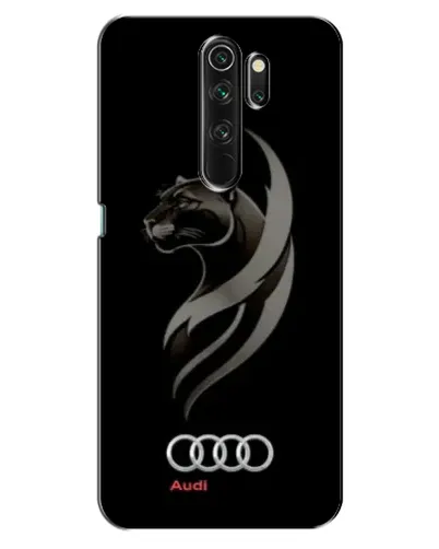 Чехол для OPPO A5 (2020) с картинкой «Графика — пантера и Audi»