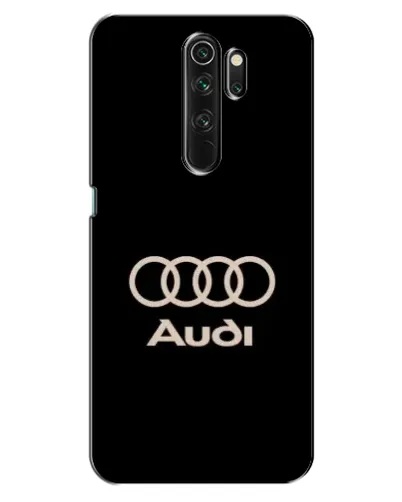 Чехол для OPPO A5 (2020) с картинкой «Audi — золотой логотип»