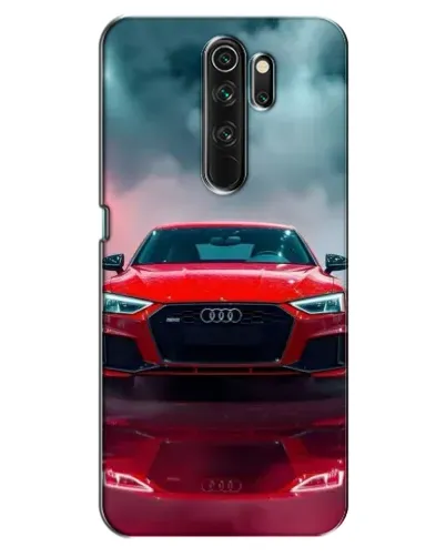 Чехол для OPPO A5 (2020) с картинкой «Audi RS — красный стиль»