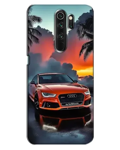 Чехол для OPPO A5 (2020) с картинкой «Audi — закат»