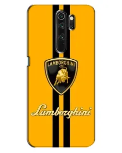 Чехол для OPPO A5 (2020) с картинкой «Lamborghini Stripe желтый»