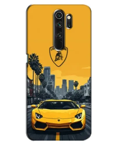 Чехол для OPPO A5 (2020) с картинкой «Желтый Lamborghini город» Чехол для OPPO A5 (2020) с картинкой «Желтый Lamborghini город»