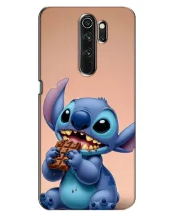 Чехол для OPPO A5 (2020) с картинкой «Стич ест шоколад»