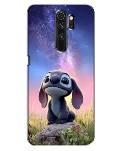 Чехол для OPPO A5 (2020) с картинкой «Стич на рассвете»