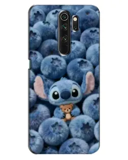 Чехол для OPPO A5 (2020) с картинкой «Стич и голубика»