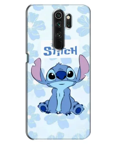 Чехол для OPPO A5 (2020) с картинкой «Stitch среди цветов»