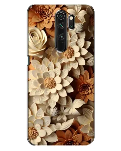 Чехол для OPPO A5 (2020) с картинкой «Бежевый флористический декор» Чехол для OPPO A5 (2020) с картинкой «Бежевый флористический декор»
