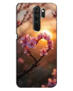 Чохол для OPPO A5 (2020) з картинкою «Рожевий цвіт сердечко на тлі заходу» Чохол для OPPO A5 (2020) з картинкою «Рожевий цвіт сердечко на тлі заходу»