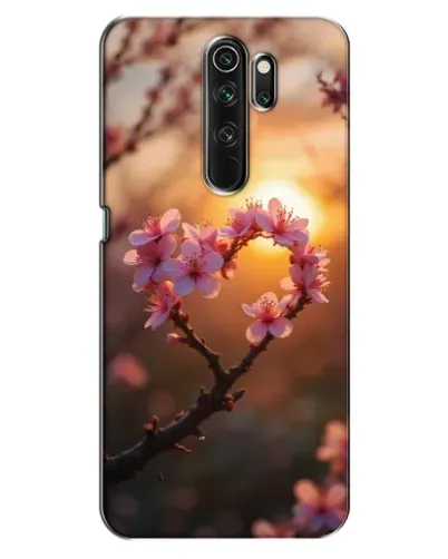 Чехол для OPPO A5 (2020) с картинкой «Розовый цвет сердце на фоне заката» Чехол для OPPO A5 (2020) с картинкой «Розовый цвет сердце на фоне заката»