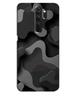 Чехол для OPPO A5 (2020) с картинкой «Темный абстрактный камуфляж»