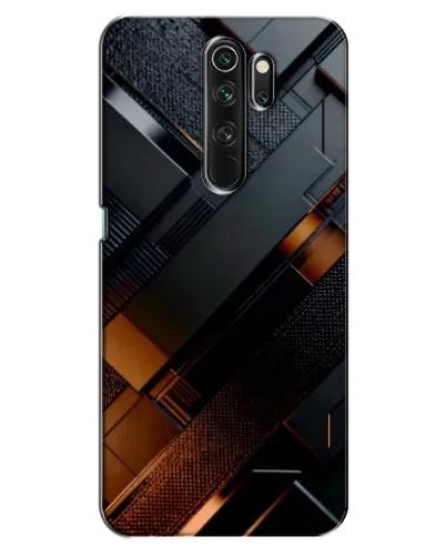Чехол для OPPO A5 (2020) с картинкой «Черные геометрические блоки» Чехол для OPPO A5 (2020) с картинкой «Черные геометрические блоки»