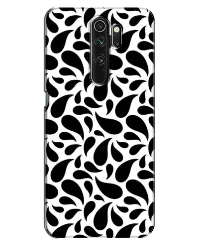 Чехол для OPPO A5 (2020) с картинкой «Контрастные черные капли» Чехол для OPPO A5 (2020) с картинкой «Контрастные черные капли»