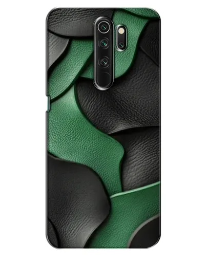 Чехол для OPPO A5 (2020) с картинкой «Зеленые кожаные волны» Чехол для OPPO A5 (2020) с картинкой «Зеленые кожаные волны»