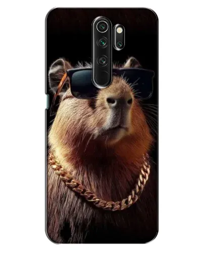 Чехол для OPPO A5 (2020) с картинкой «Капибара золотая цепь»