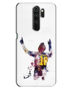 Чехол для OPPO A5 (2020) с картинкой «Акварельный Месси Барселона»