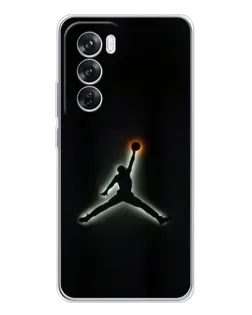 Чехол для OPPO A5 5G с картинкой «Jordan Gradient Logo»